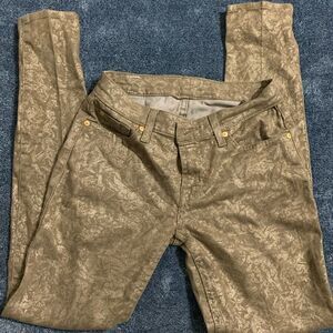 Stylish Women's Beige Jeans